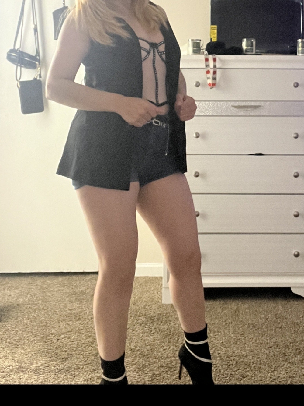 Joe Benbasset Black High-Rise Denim Shorts